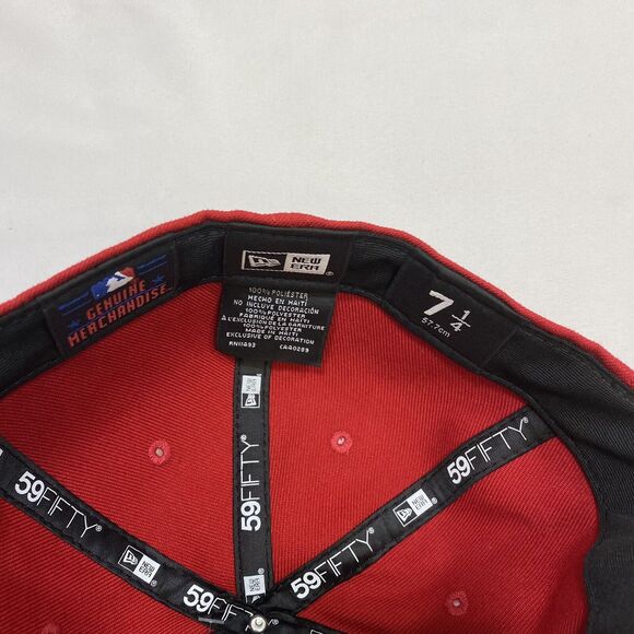 New Era 59Fifty Washington National MLB Hat 7 1/4 Red White Blue Low Profile Cap - Picture 11 of 12